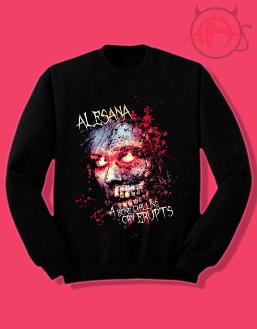 Alesana Red Scar Crewneck Sweatshirt