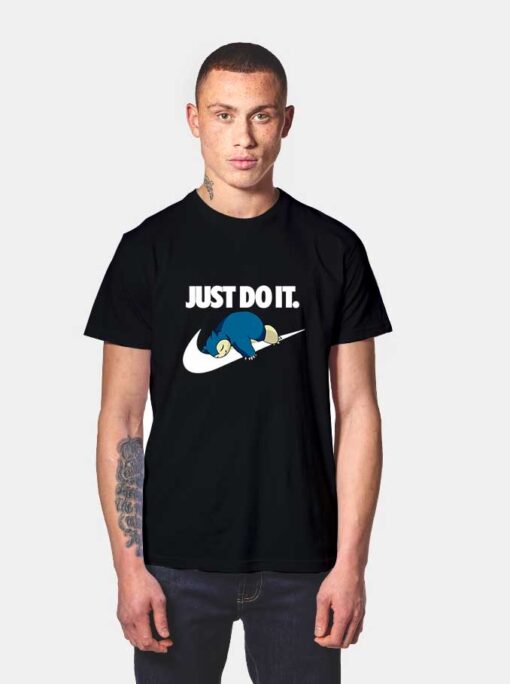 Snorlax Just Do It Later T Shirt