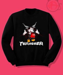 Thrasher Magazine Mouse Goat Crewneck Sweatshirt