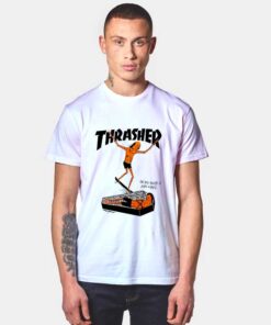 Thrasher Neck Face T Shirt