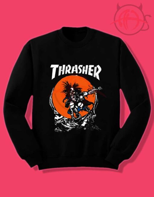 Thrasher Skate Outlaw Crewneck Sweatshirt