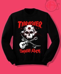 Thrasher Skate Rock Skull