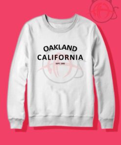 Oakland California Sept 1985 Crewneck Sweatshirt