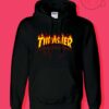 Thrasher Magazine Fire Flame Hoodies