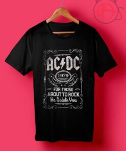 ACDC 1981 For Those About To Rock T shirt