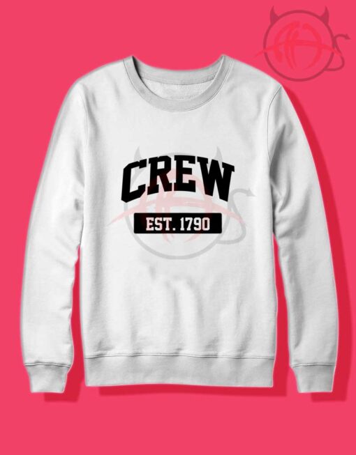Crew est.1790 Tumblr Crewneck Sweatshirt