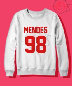 Mendes 98 Red Colour Crewneck Sweatshirt
