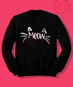 Meow Tumblr Crewneck Sweatshirt