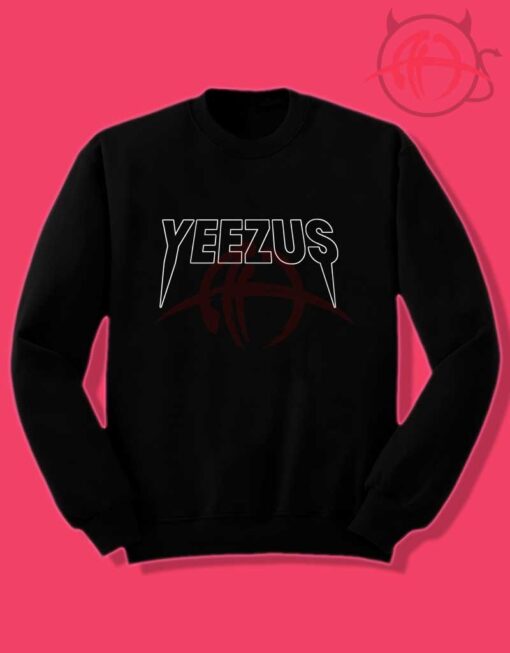 Yeezus Logo Quotes Crewneck Sweatshirt