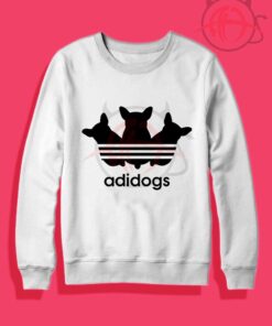 Adidogs Funny Adidas Parody Crewneck Sweatshirt