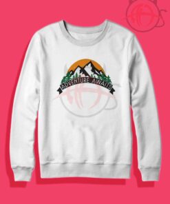 Adventure Awaits Camping Crewneck Sweatshirt