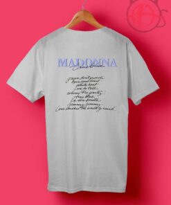 Madonna True Blue 30th Anniversary T Shirt