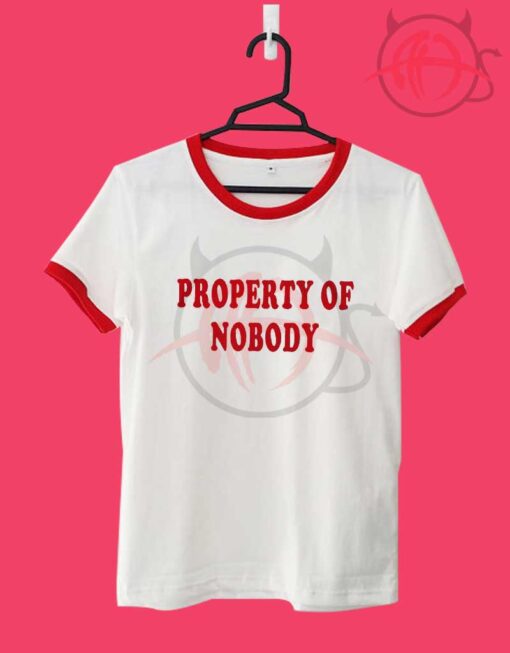 Property Of Nobody Unisex Ringer T Shirt