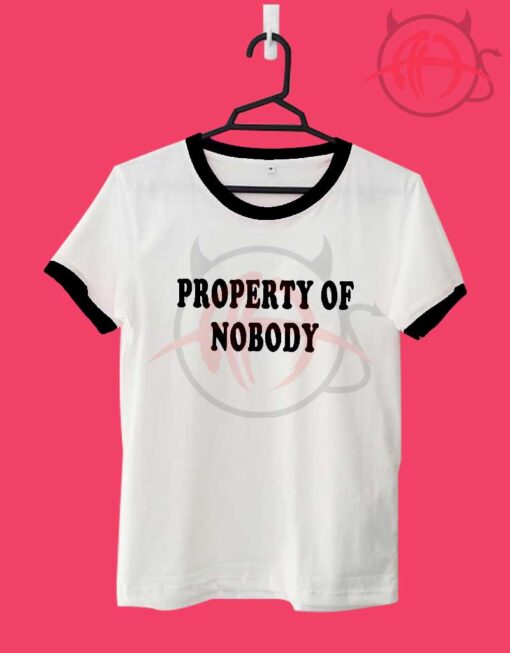 Property Of Nobody Unisex Ringer T Shirt
