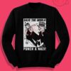 Save The World Punch A Nazi Crewneck Sweatshirt