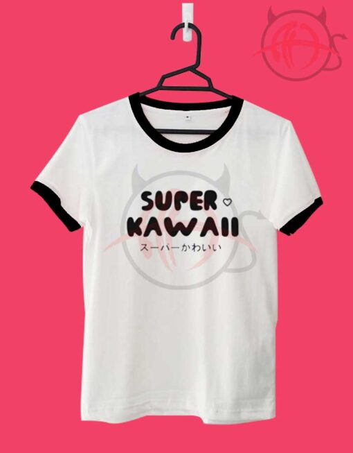 Super Kawaii Unisex Ringer T Shirt