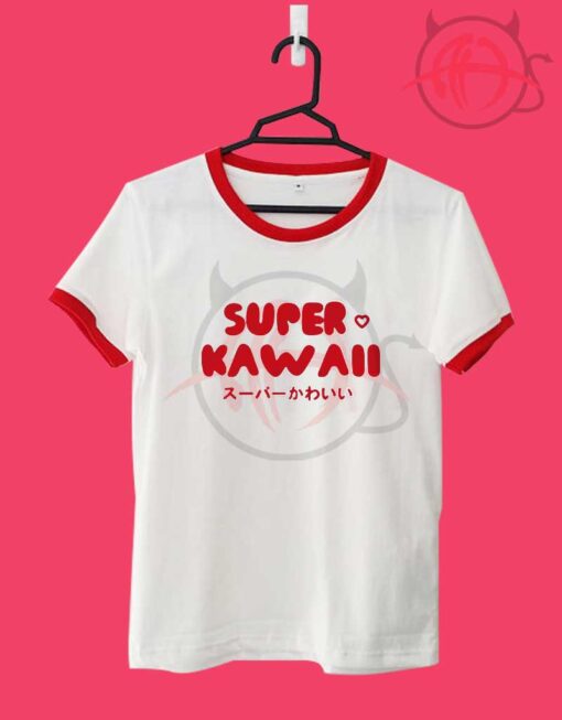 Super Kawaii Unisex Ringer T Shirt