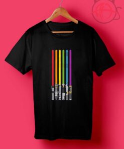 Star Wars Sword Rainbow T Shirt
