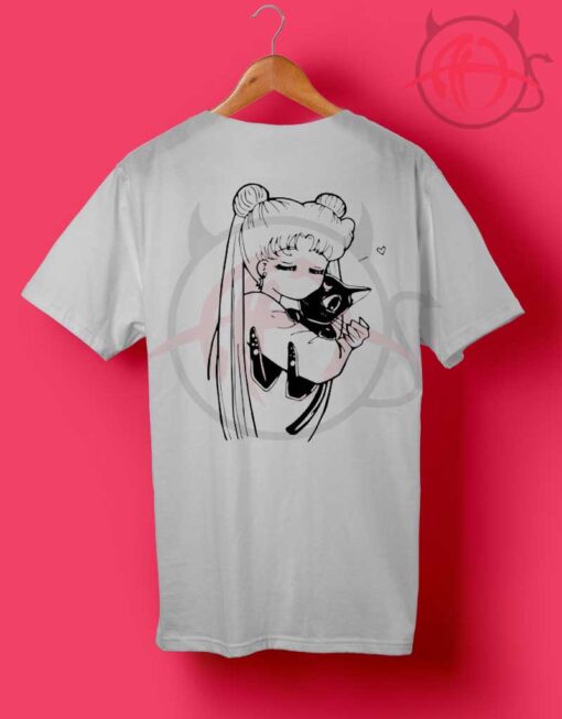 Usagi and Luna Sailor Moon T Shirt