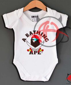 A Bathing Ape Pirates Baby Onesie