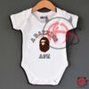 A Bathing Ape Tumblr Baby Onesie