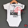 Aca Scuse Me Baby Onesie