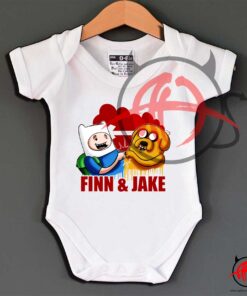 Adventure Time Jake And Finn Baby Onesie