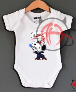 Snoopy Allonsy Doctor Who Baby Onesie