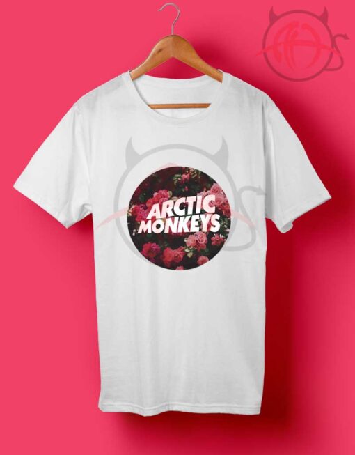 Arctic Monkeys Floral T Shirt