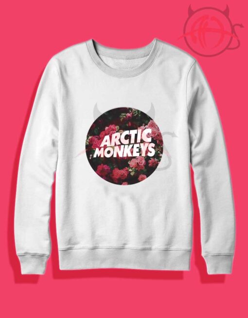 Arctic Monkeys Floral Crewneck Sweatshirt