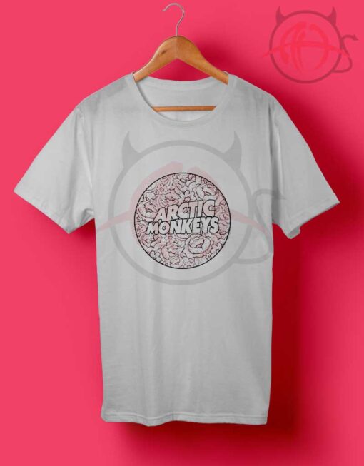 Arctic Monkeys Flower Circle T Shirt