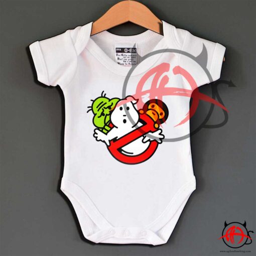 A Beating Ape X Ghostbuster Baby Onesie