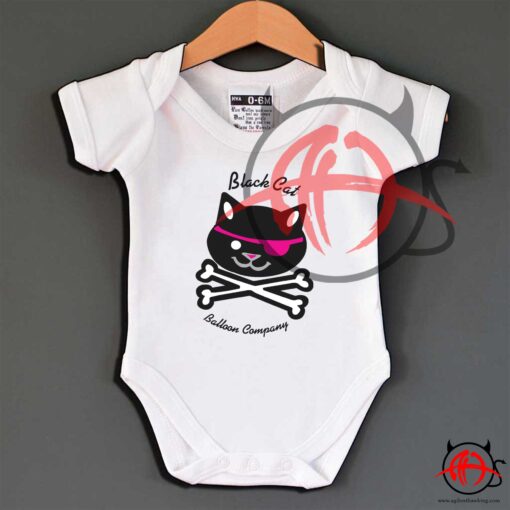 Black Cat Balloon Company Baby Onesie