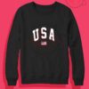 Erica USA Flag Crewneck Sweatshirt