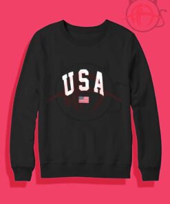 Erica USA Flag Crewneck Sweatshirt