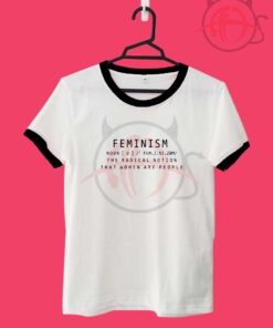 Feminism Definition Unisex Ringer T Shirt