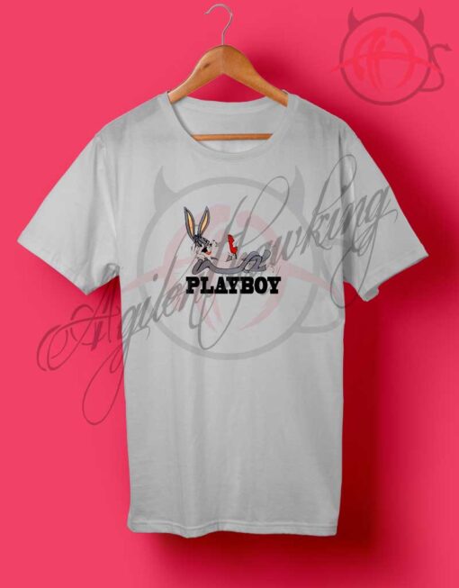 Funny Playboy Bugs Bunny T Shirt