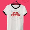 Girl Power Unisex Ringer T Shirt
