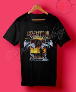 Led Zeppelin 1977 Inglewood Concert T Shirt