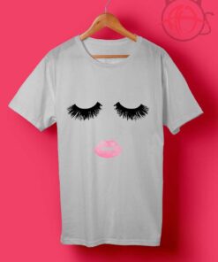 Lips And Lashes T Shirt