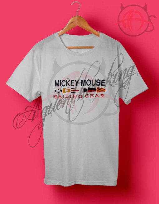 Mickey Mouse Saling Gear T Shirt