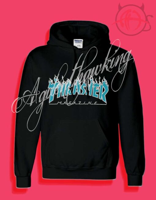 Thrasher Flame Fire Blue