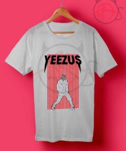Yeezus Red Striped T Shirt