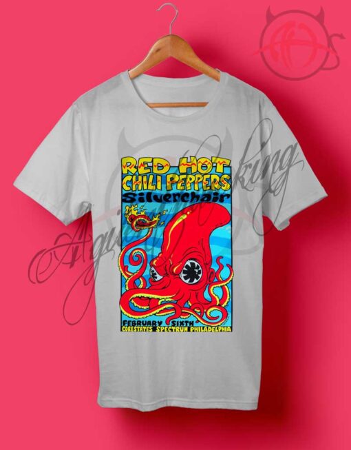 Sliver Chair Big Red Octopus T Shirt