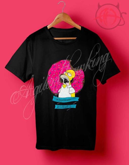 Homer Simpson Donut T Shirt