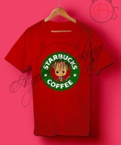 Starbucks Coffee Baby Groot T Shirt