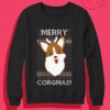Merry Corgmas Christmas Crewneck Sweatshirt