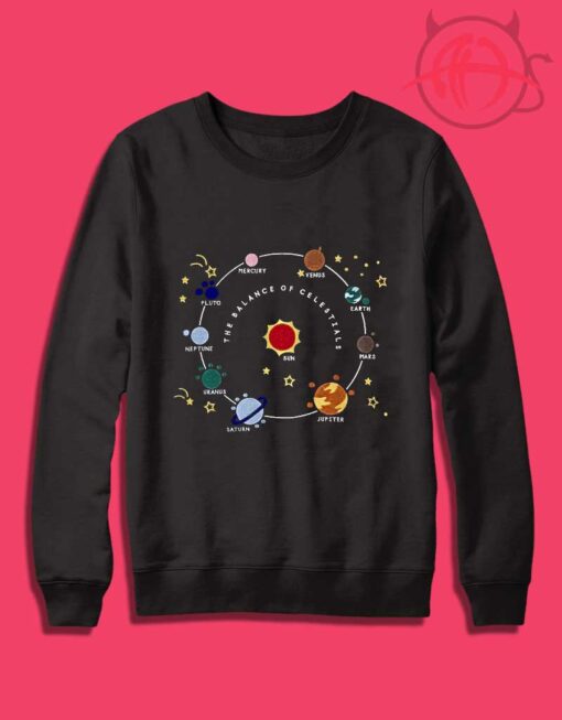 The Balance Of Celestials Crewneck Sweatshirt
