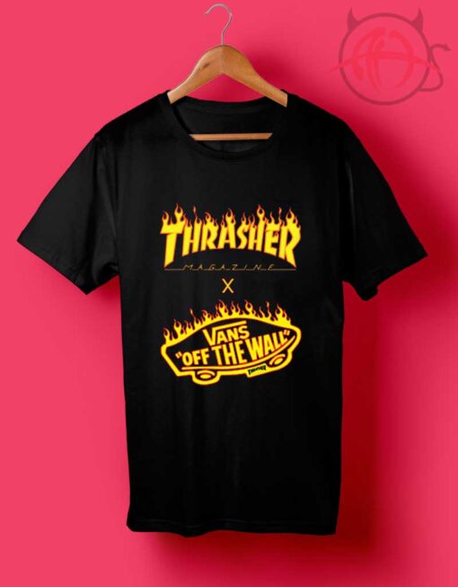 Vans x Thrasher 2017 Collaboration T Shirt