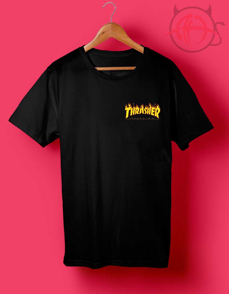 vans x thrasher tee shirt